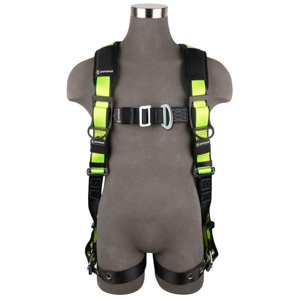 Safewaze PRO Full Body Harness: 1D, MB Chest, FD, TB Legs, L/XL FS185-FD-L/XL